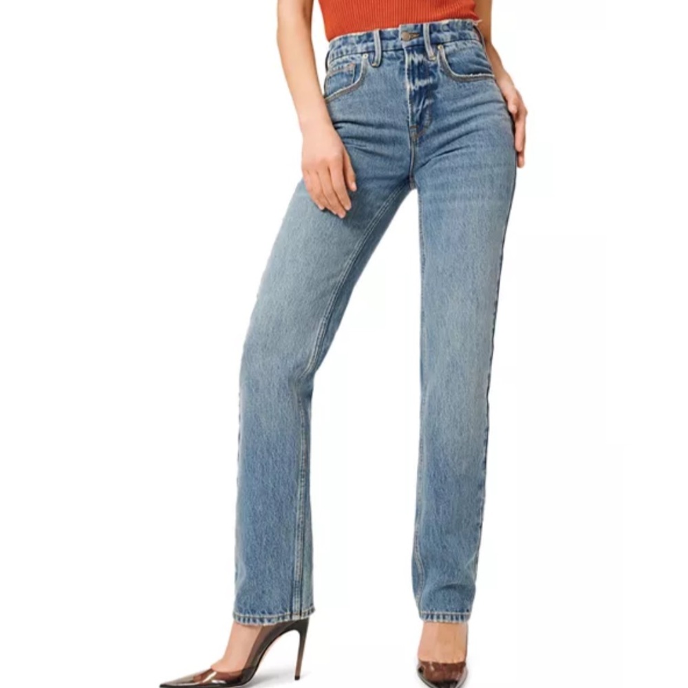 NWT Good American 90s Icon Straight Leg Jeans